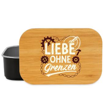 Liebe Ohne Grenzen Gear - Lunch Box - Schwarz - Vorne