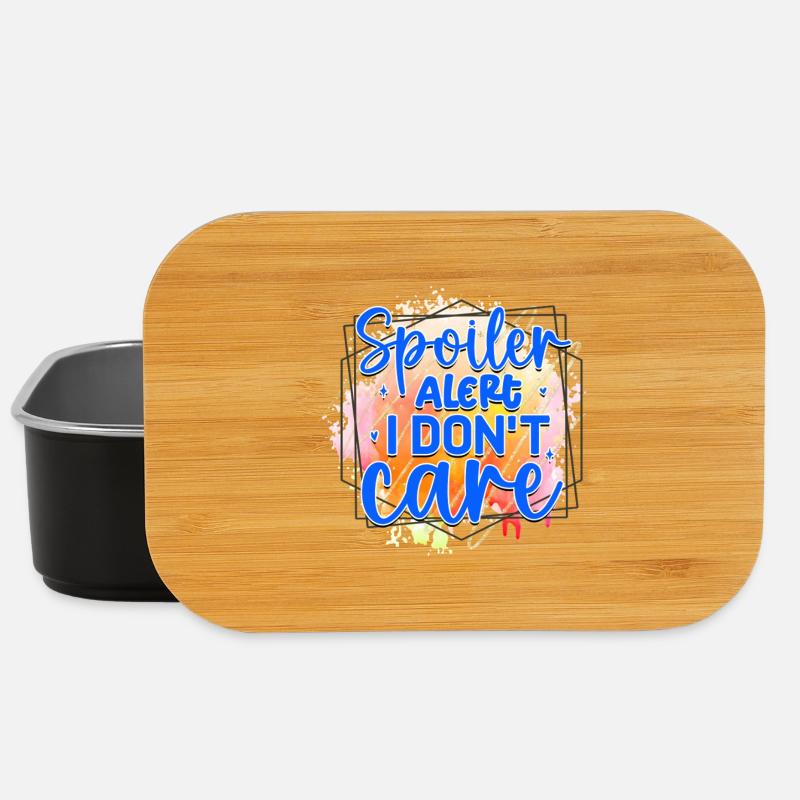 Spoiler Alert I Don't Care - Lunch Box - black