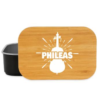 Cadeau pour Phileas - Boîte à goûter - noir - Devant
