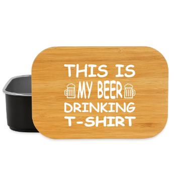 Bier - Lunch Box - Schwarz - Vorne