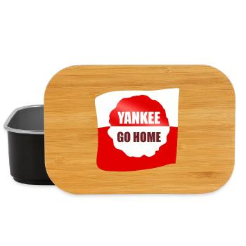 Yankee Go Home Kontrast-Logo - Lunch Box - Schwarz - Vorne