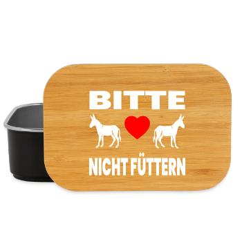 Esel - Lunch Box - Schwarz - Vorne