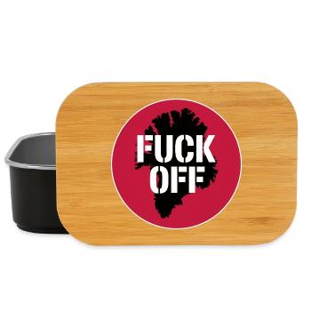 Fuck Off! - Greenland / Grønland  - Lunch Box - black - Front