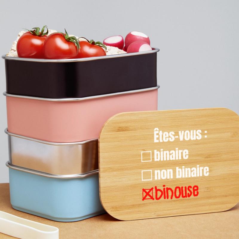 ARE YOU BINARY, NON-BINARY, BINOUSE! Lunch Box