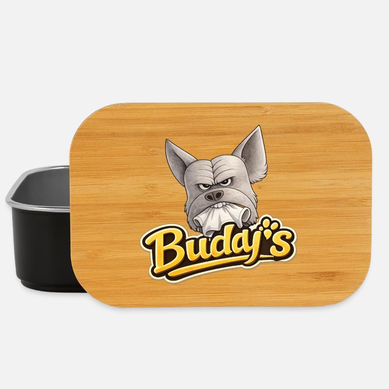 Buddy's Bulldog Logo - Lunch Box - Schwarz