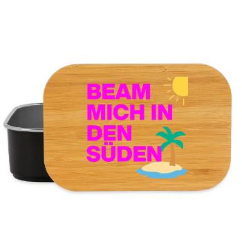 BEAM MICH IN DEN SÜDEN, MALLE CALLING! URLAUB JGA - Lunch Box - Schwarz - Vorne