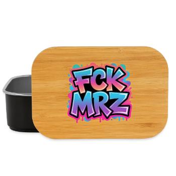 FCK MAR - Anti CDU Meme - Boîte à goûter - noir - Devant
