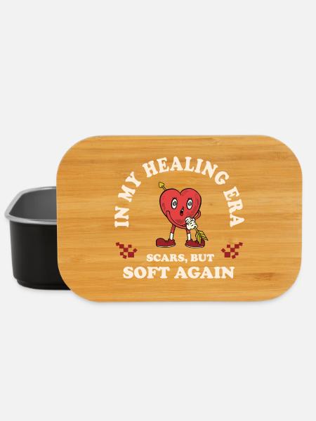 In My Healing Era – Popkultur Trend Spruch - Lunch Box - Schwarz