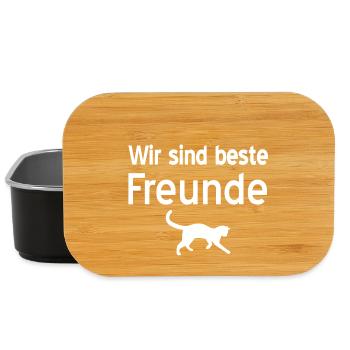 feline - Lunch Box - black - Front