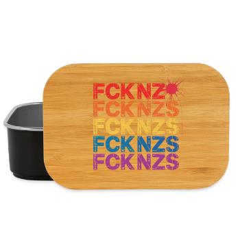 FCK NZS - Antifa Tee - Lunch Box - Schwarz - Vorne