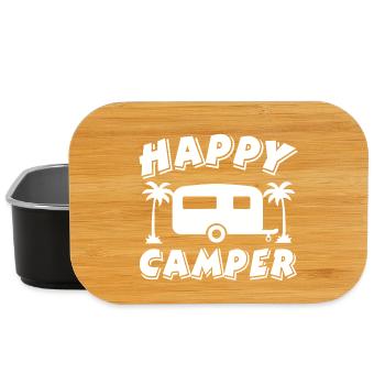 Camping - Lunch Box - Schwarz - Vorne
