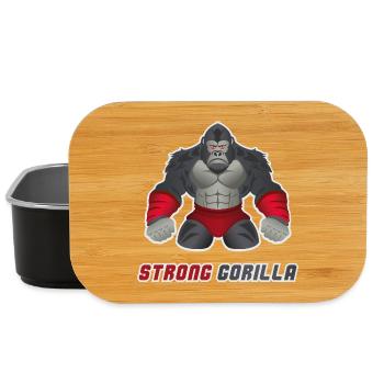 Gorilla MMA Workout - Lunch Box - Schwarz - Vorne