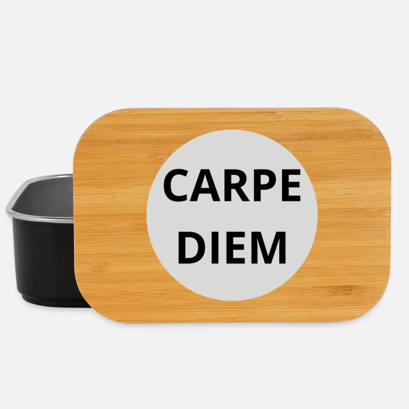 Carpe Diem - Boîte à goûter - noir