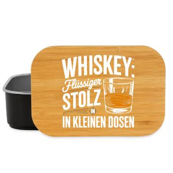 Fierté du liquide de whisky en petites boîtes - Boîte à goûter - noir - Devant