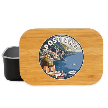 Explorez Positano en Italie Paradis méditerranéen - Boîte à goûter - noir - Devant