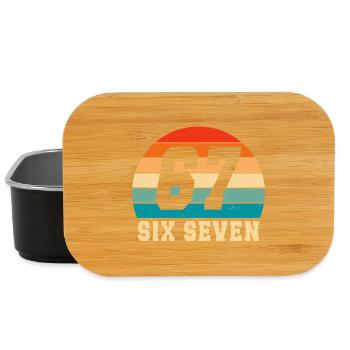 67 Six Seven Brainrot - Lunch Box - black - Front