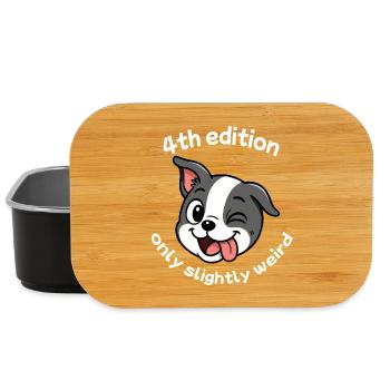 4th Edition - White - Lunch Box - black - Front