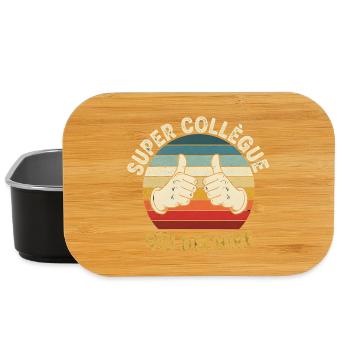 "Toller Kollege, der Humor hat, Freund-Geschenk - Lunch Box - Schwarz - Vorne
