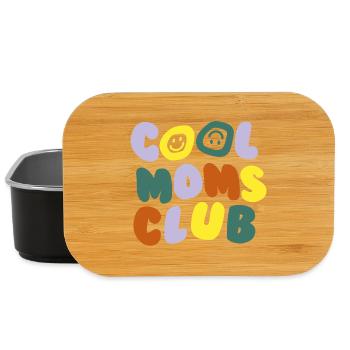 Club des mamans cool - Boîte à goûter - noir - Devant