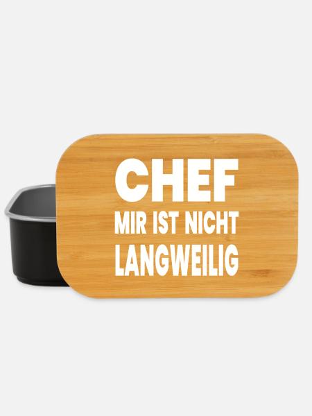 Chef - Lunch Box - Schwarz