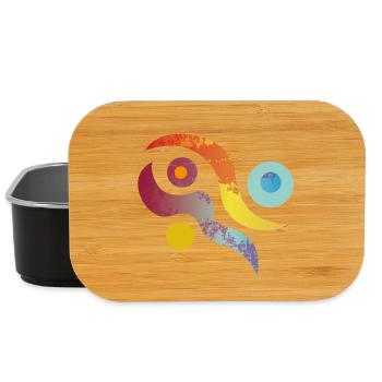 Yoga design_45 - Lunch Box - black - Front