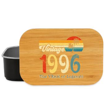 Millésime 1996 - Boîte à goûter - noir - Devant