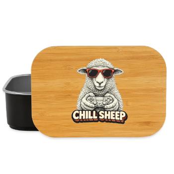 Chill Sheep mit Controller - Lunch Box - Schwarz - Vorne