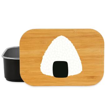 Onigiri-Sushi - Lunch Box - Schwarz - Vorne