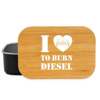 I love diesel combustion - Lunch Box - black - Front