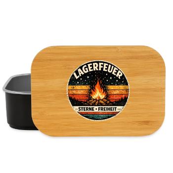 Campfire Stars Freedom - Lunch Box - black - Front
