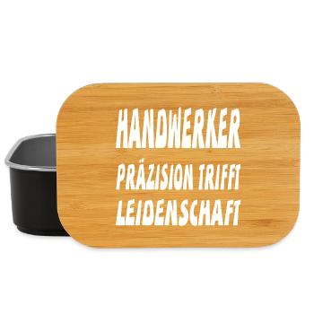 Handwerker - Lunch Box - Schwarz - Vorne