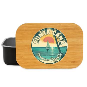 Explore Punta Cana in Dominican Republic - Lunch Box - black - Front