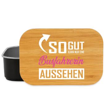 So gut kann nur eine Busfahrerin aussehen - Lunch Box - Schwarz - Vorne