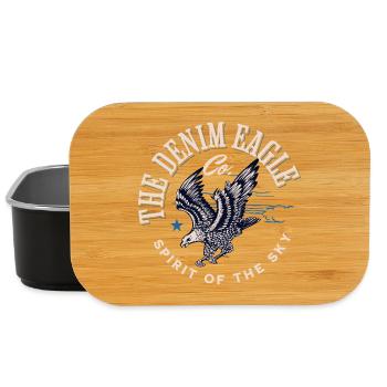 Denim-Adler Geist des Himmels - Lunch Box - Schwarz - Vorne