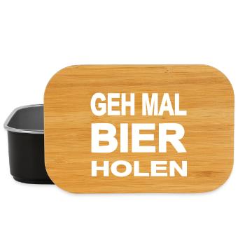 Bier - Lunch Box - Schwarz - Vorne