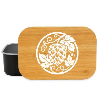 Hopfen Knospe - Lunch Box - Schwarz - Vorne