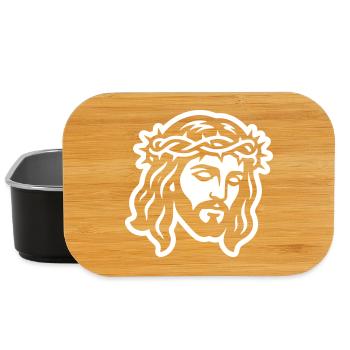Jésus-Christ Head - Boîte à goûter - noir - Devant
