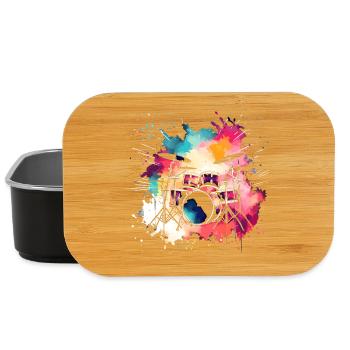 Schlagzeug Bunt - Lunch Box - Schwarz - Vorne