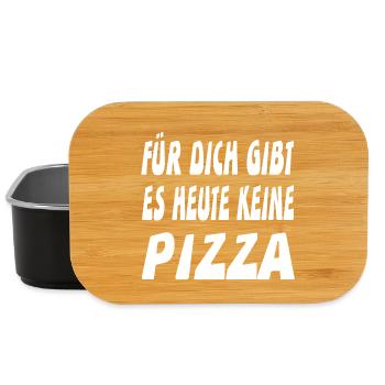 Pizza - Lunch Box - Schwarz - Vorne