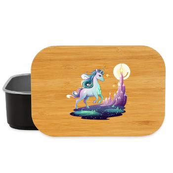 Moon Tower Unicorn Dream - Lunch Box - black - Front