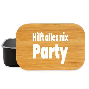 Parti - Boîte à goûter - noir - Devant