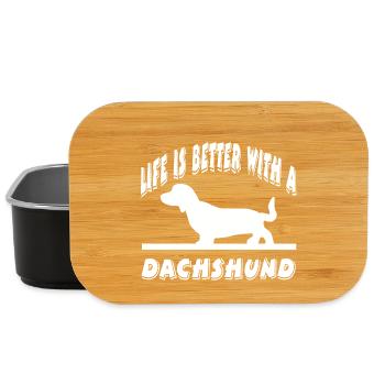Dackel - Lunch Box - Schwarz - Vorne