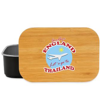 Adieu l’Angleterre - Allons en Thaïlande - Boîte à goûter - noir - Devant