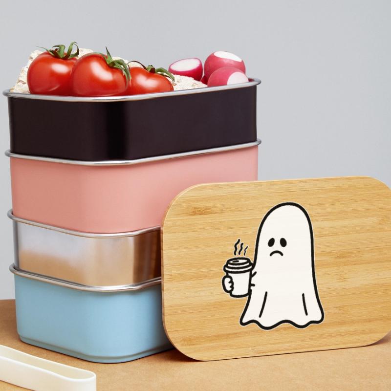 Geist Kaffee Halloween Süßes oder Saures Lunch Box