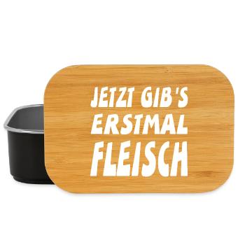 Fleisch - Lunch Box - Schwarz - Vorne