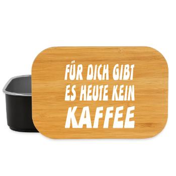 Kaffee - Lunch Box - Schwarz - Vorne