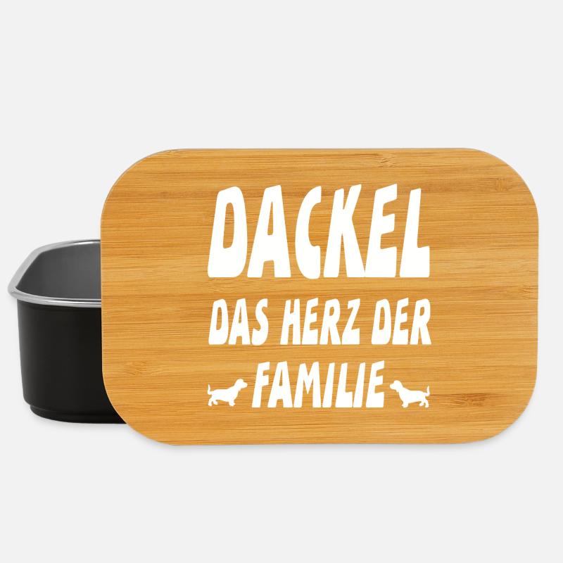 Dackel - Lunch Box - Schwarz