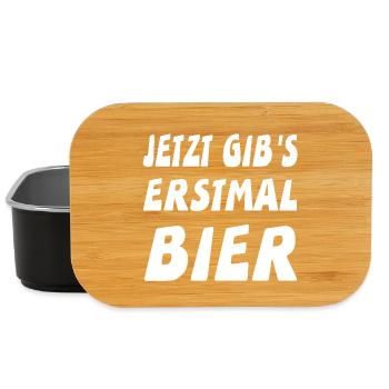 Bier - Lunch Box - Schwarz - Vorne