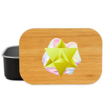Surreal Merkaba Star - Lunch Box - black - Front