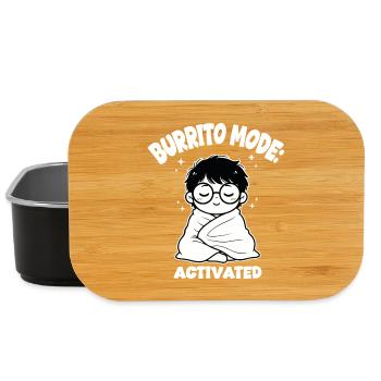 Burrito-Cover-Modus - Lunch Box - Schwarz - Vorne